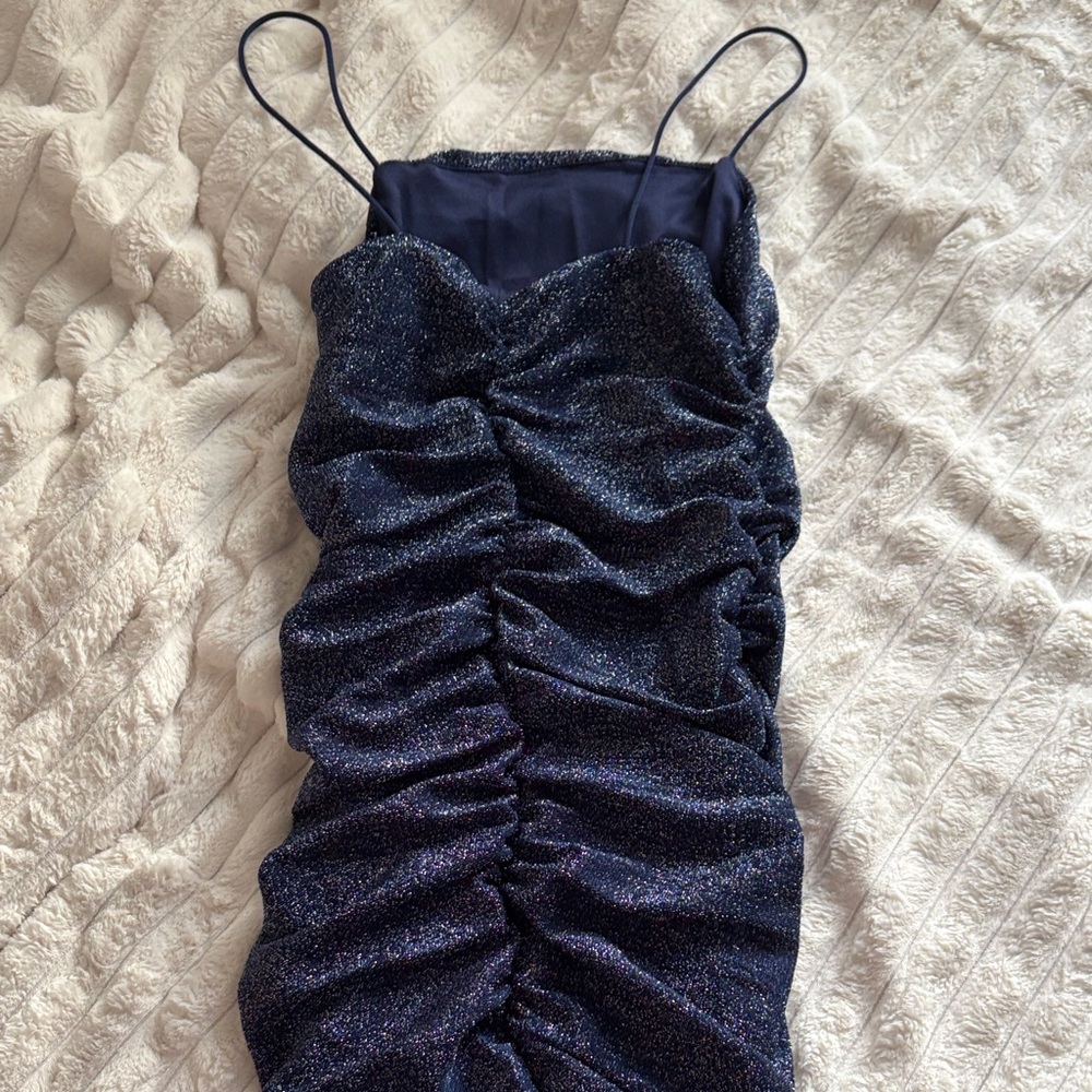 Navy blue dress (homecoming)